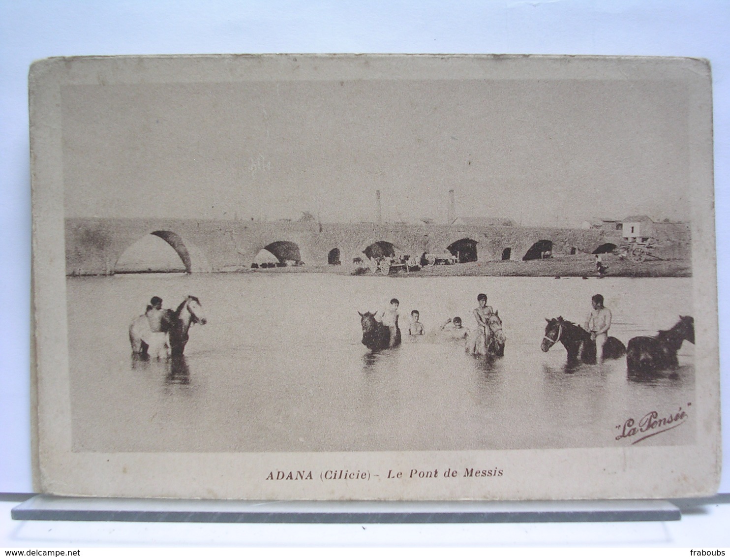 TURQUIE - ADANA (CILICIE) - LE PONT DE MESSIS - ANIMEE - CHEVAUX - Turquie