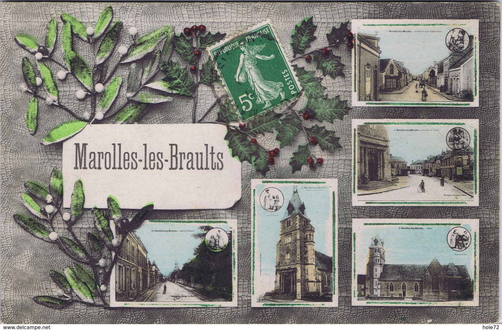 72 - Marolles-les-Braults (Sarthe) - Souvenir - 5 Vues - Marolles-les-Braults