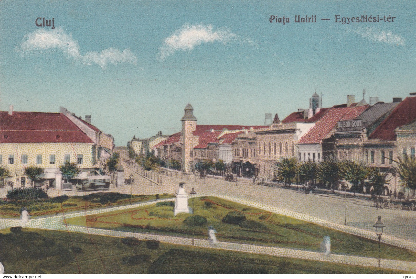 ROUMANIE . CLUJ . Piata Unirii . Egyesülési- Tèr (1926) - Roumanie