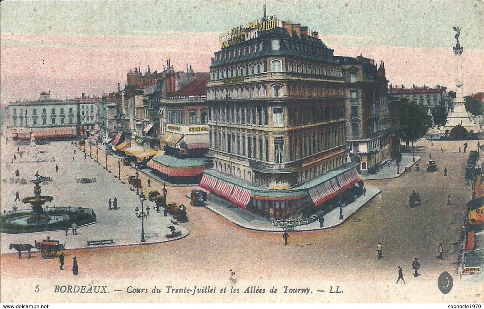 GIRONDE - 33 - BORDEAUX -  Cours Du Trente Juillet Et Allées De Tourny - Bordeaux