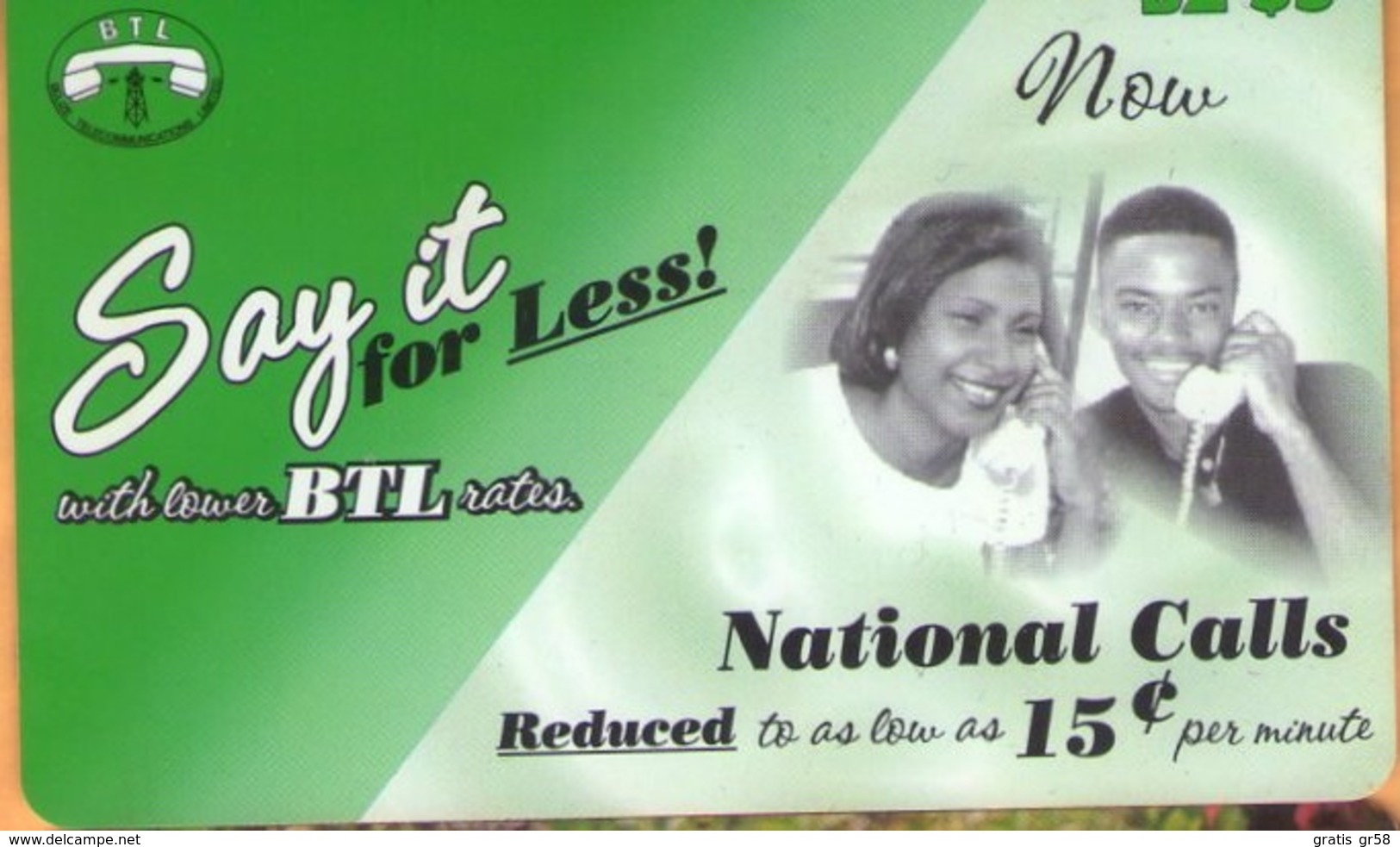 Belize - BZ-BLT-PRE-0022, Remote Memory, Communication, Man,Woman, Say It For Less!, Mint - Belize