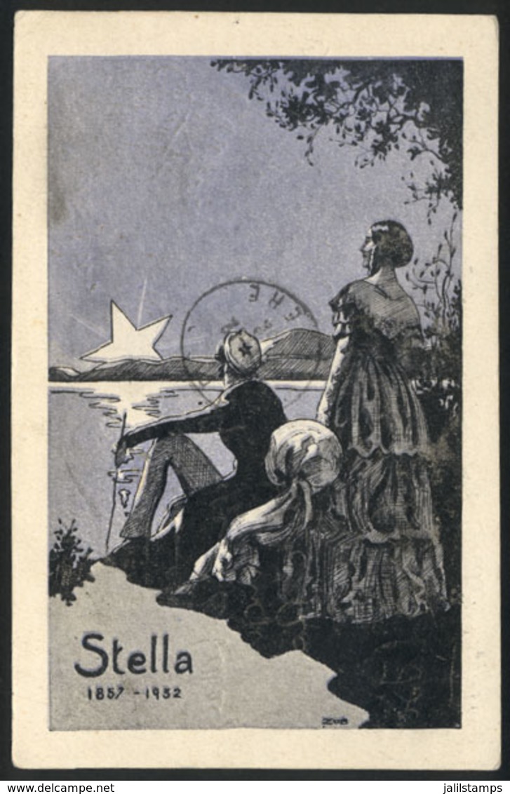 24 ARTIST SIGNED POSTCARDS: Zub: Stella 1857-1932, Ed. Commerciale, Used In 1932 - Autres & Non Classés