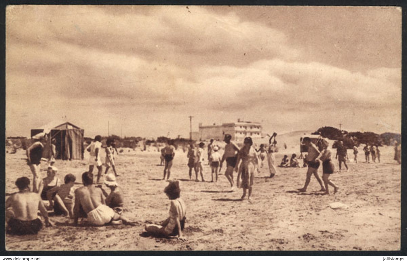 95 ARGENTINA: SANTA TERESITA: People Of The Beach, Fine Quality! - Argentina