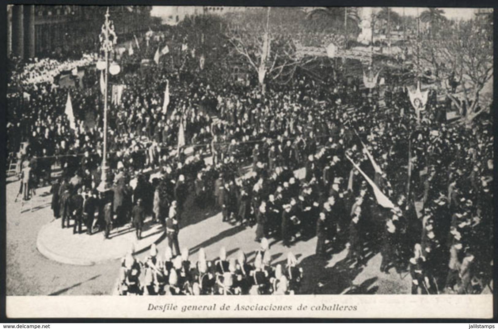 146 ARGENTINA: BUENOS AIRES: Parade Of Men's Associations, Eucharistic Congress, Ed. JB D - Argentina