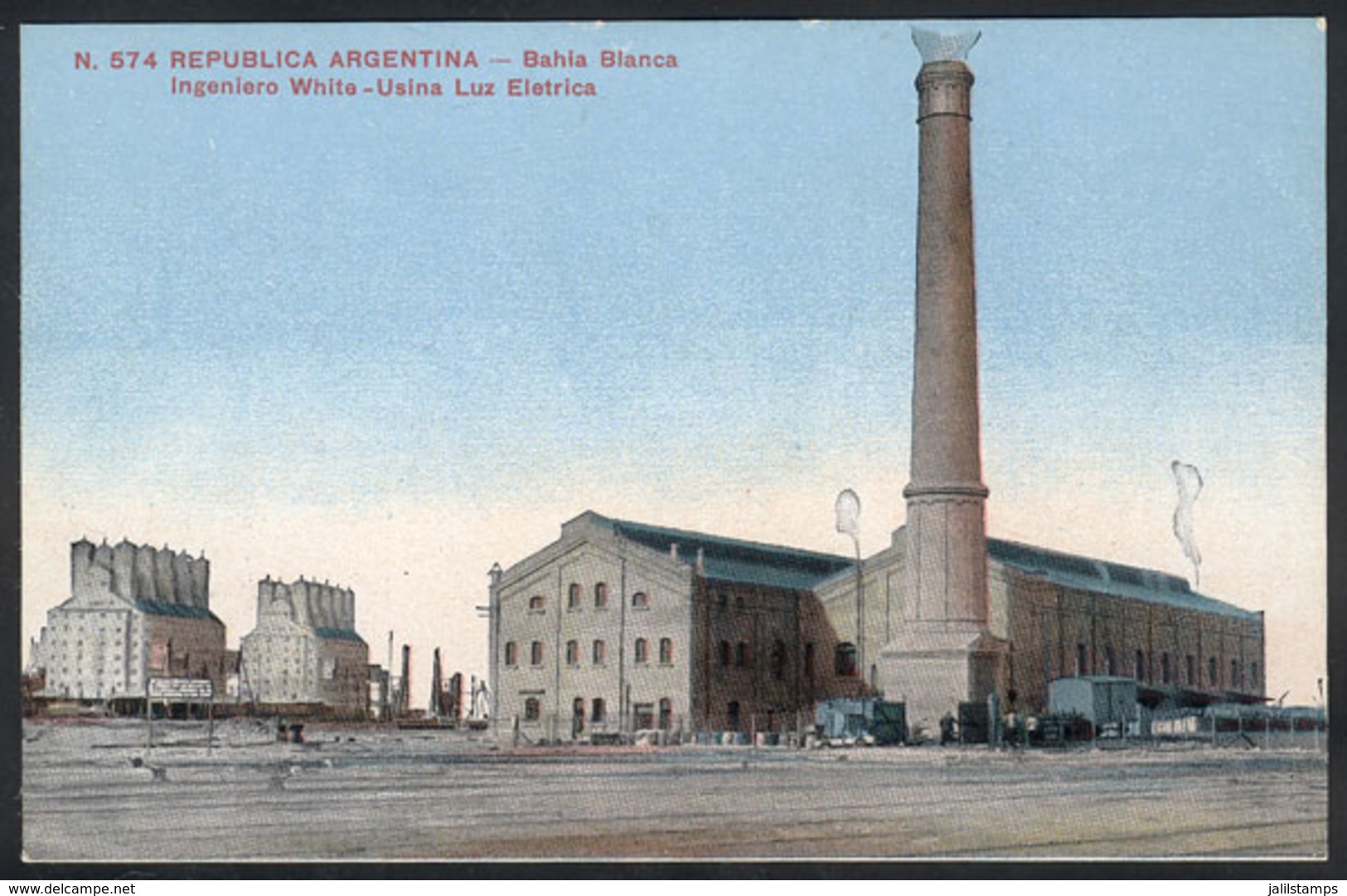 165 ARGENTINA: BAHIA BLANCA: Power Plant In Ingeniero White, Ed. Fumagalli, Unused And VF - Argentinien
