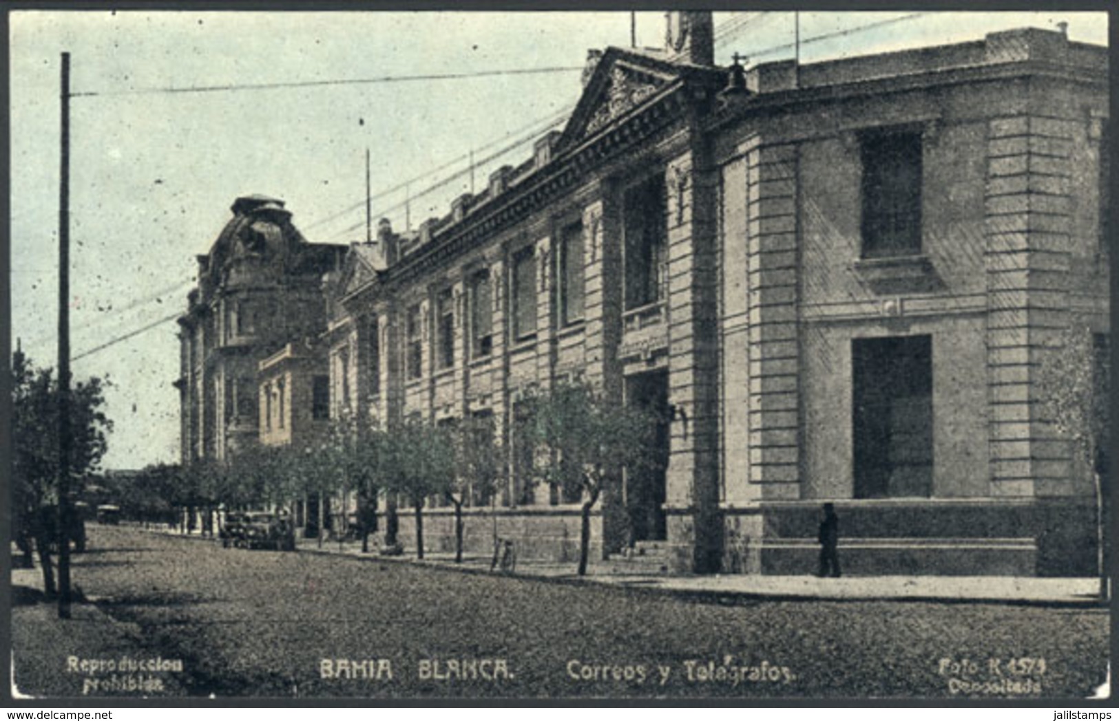 168 ARGENTINA: BAHIA BLANCA: Central Post Office, Foto.Kohlmann, VF Quality! - Argentina