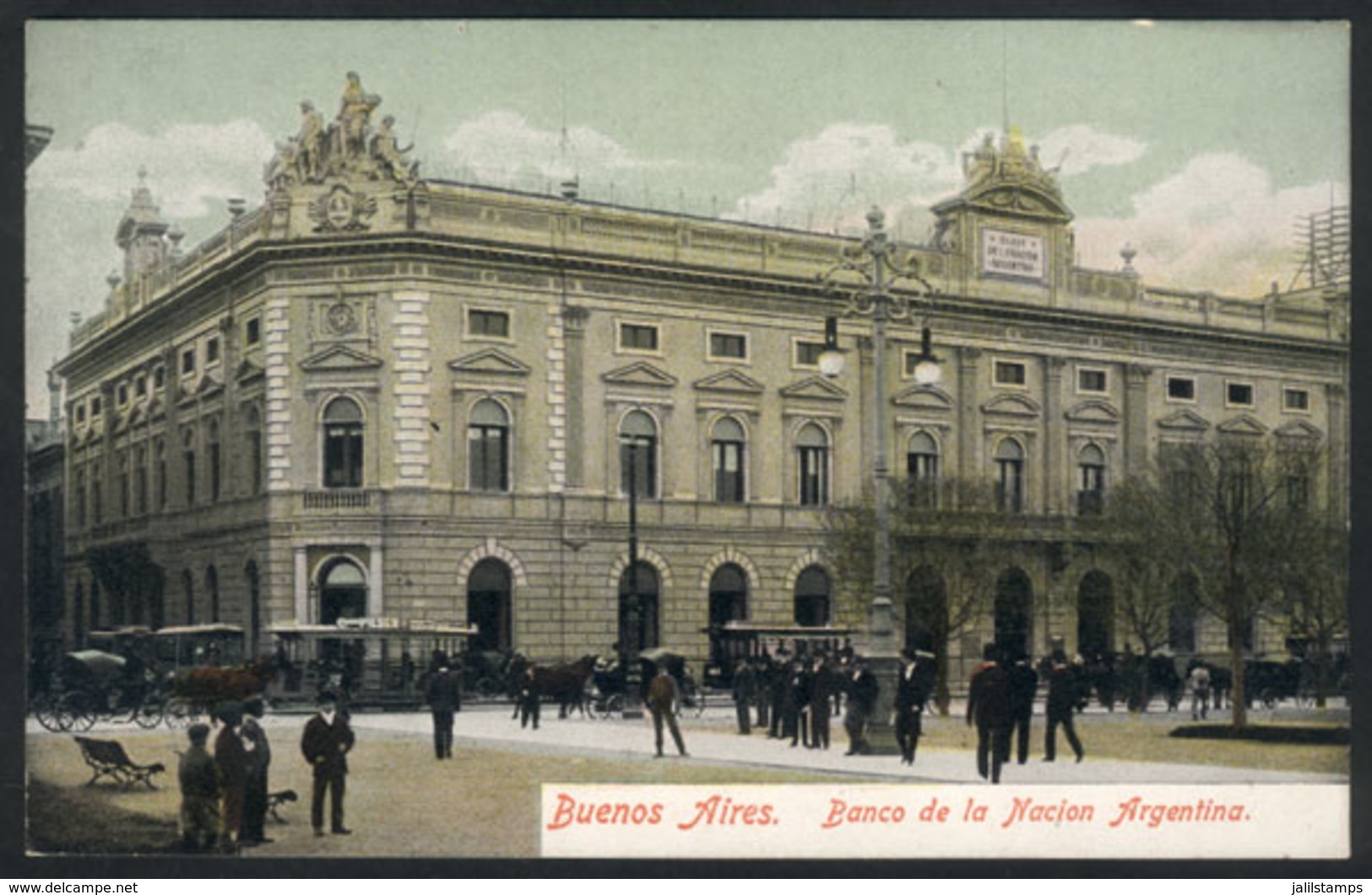 184 ARGENTINA: BUENOS AIRES: Banco De La Nación Argentina Bank, Carriages, Unused And VF - Argentina