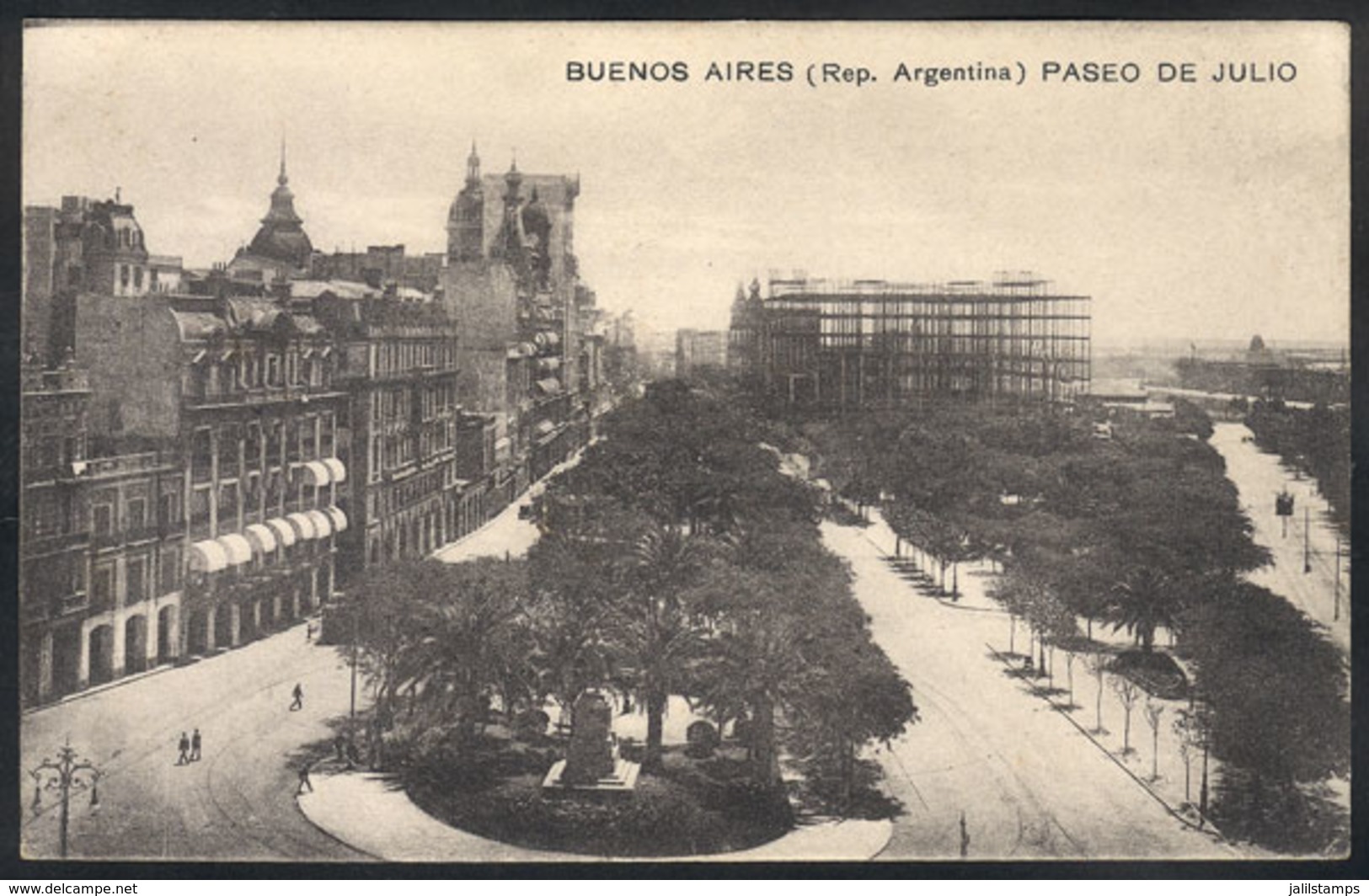 193 ARGENTINA: BUENOS AIRES: Paseo De Julio Avenue, Unused, VF Quality - Argentina