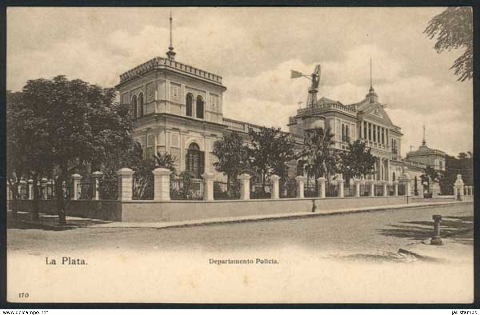 272 ARGENTINA: LA PLATA: Police Station, Circa 1905, Unused, Superb! - Argentina