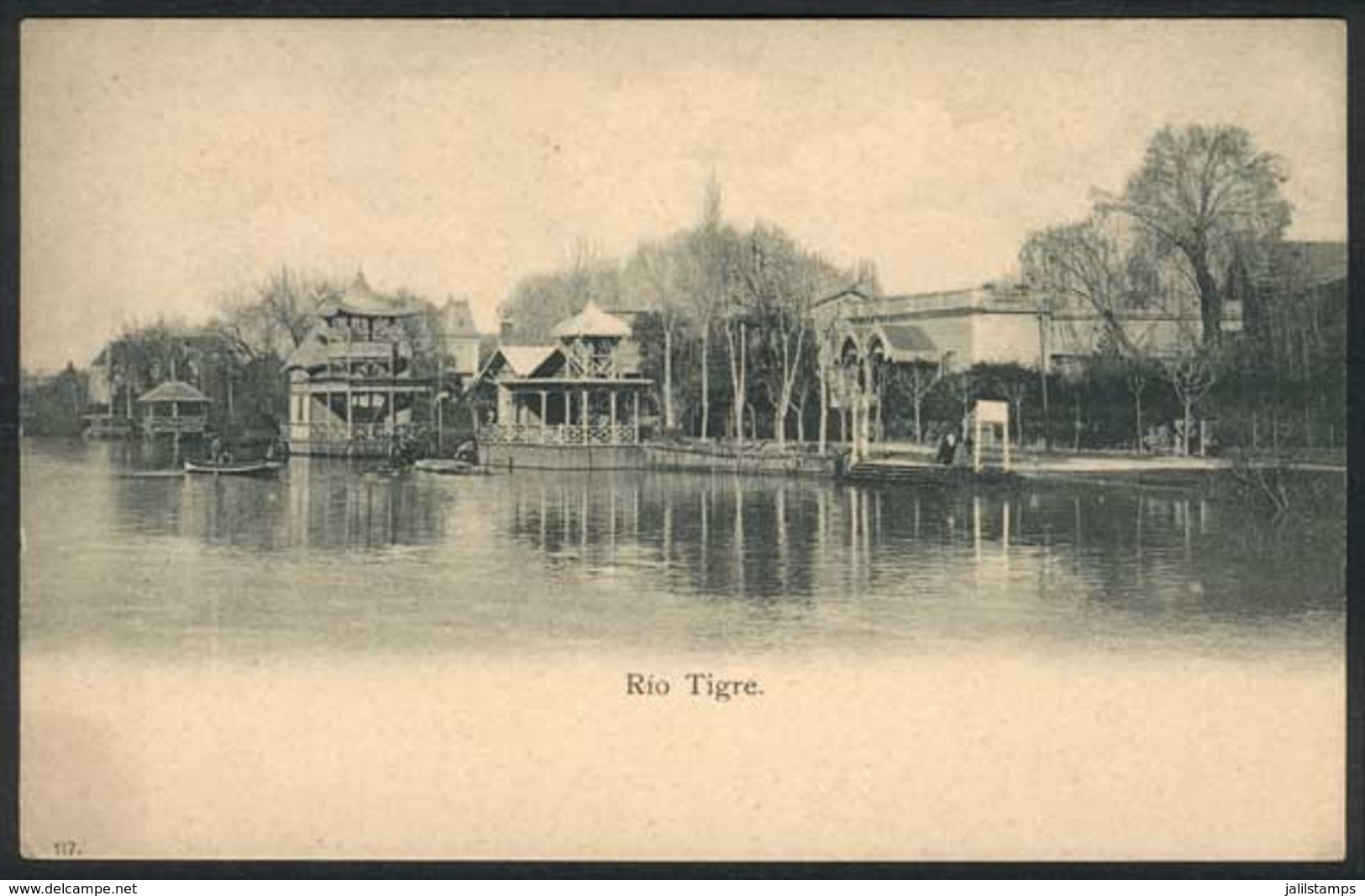 275 ARGENTINA: TIGRE: Tigre River And Typical Constructions, Circa 1905, Unused, Superb! - Argentine