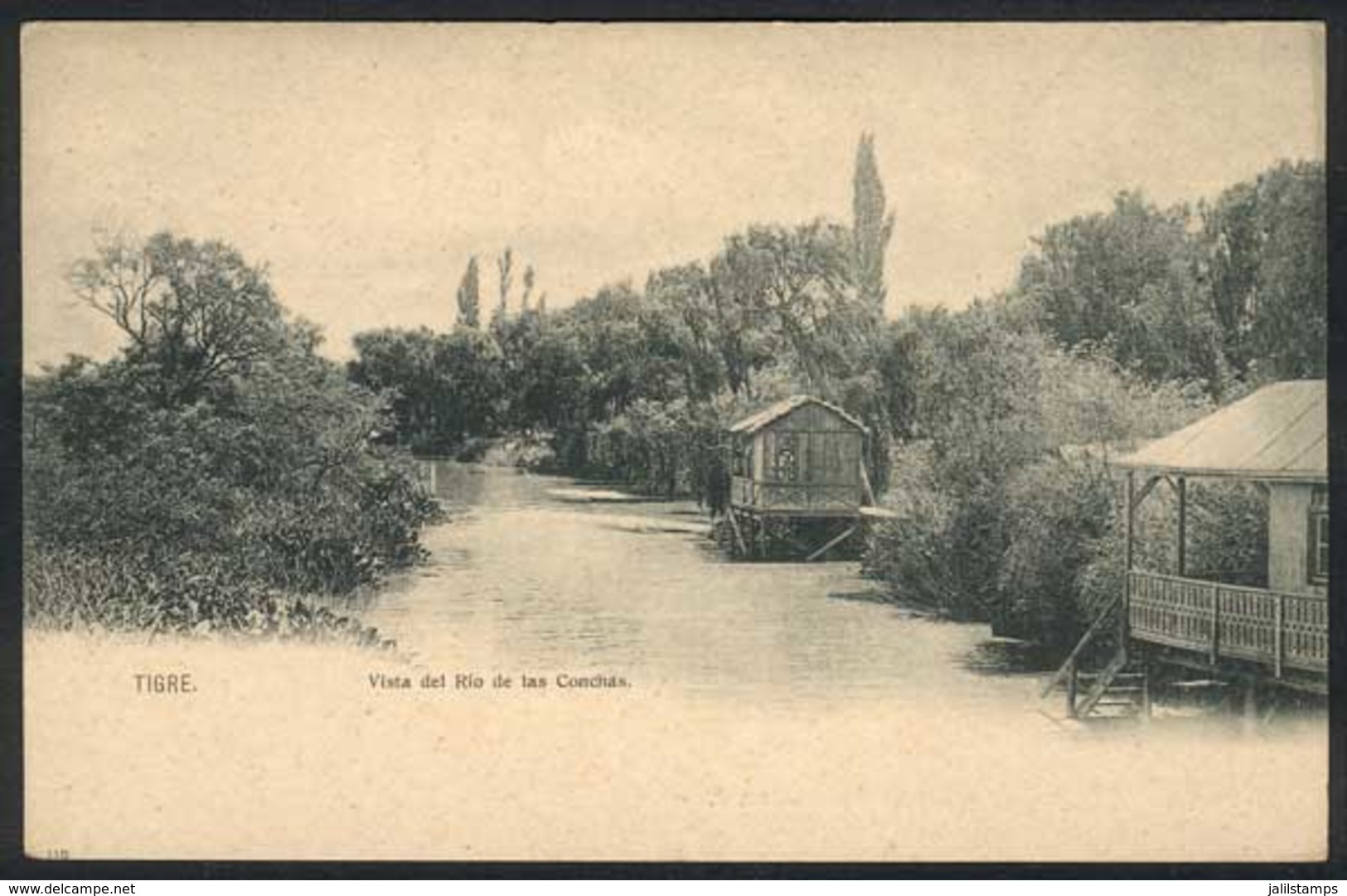 276 ARGENTINA: TIGRE: View Of Las Conchas River And Typical Constructions, Circa 1905, Un - Argentina