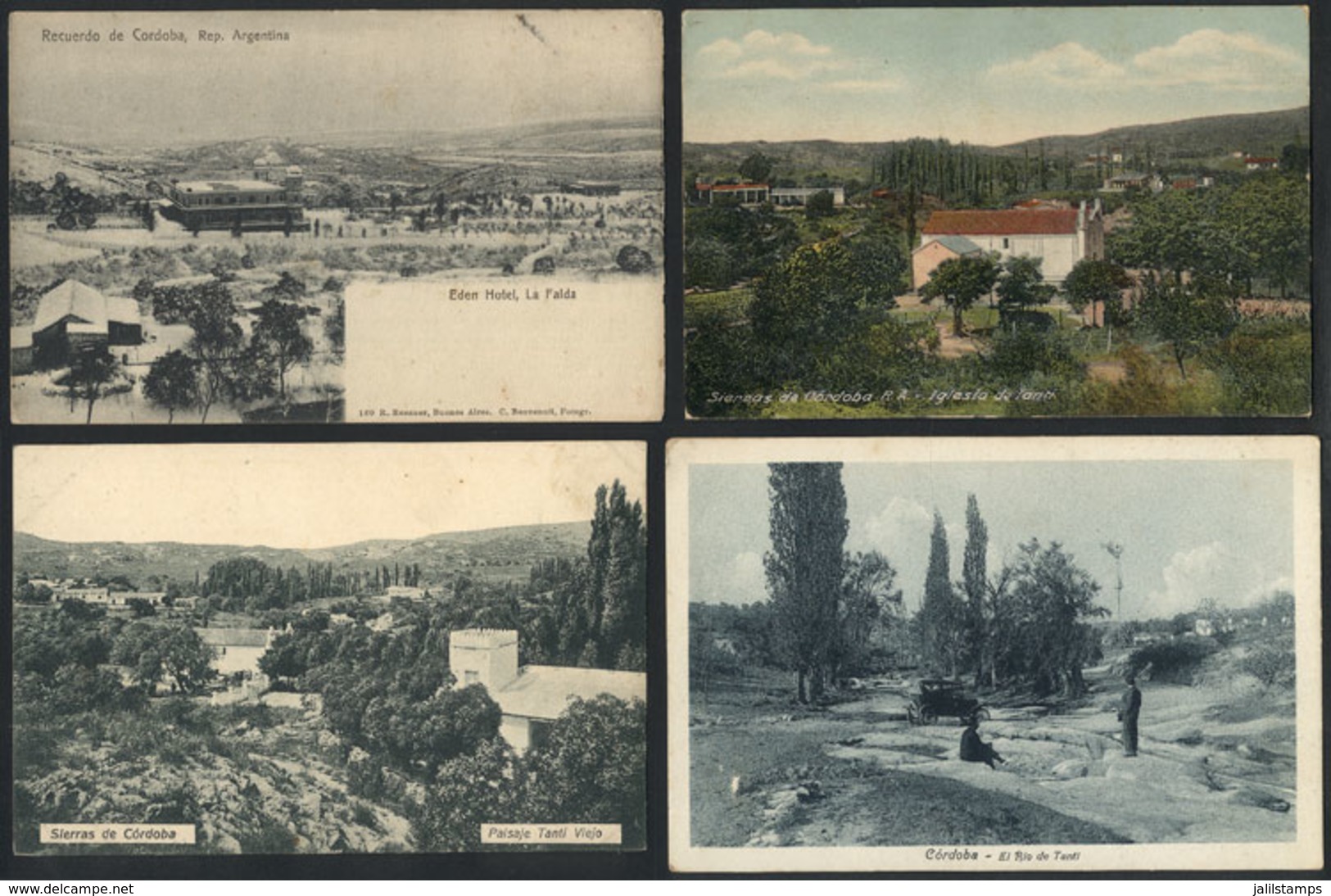 317 ARGENTINA: PROVINCE OF CORDOBA: 10 Old Postcards, Very Nice Views, Fine To Excellent - Argentine