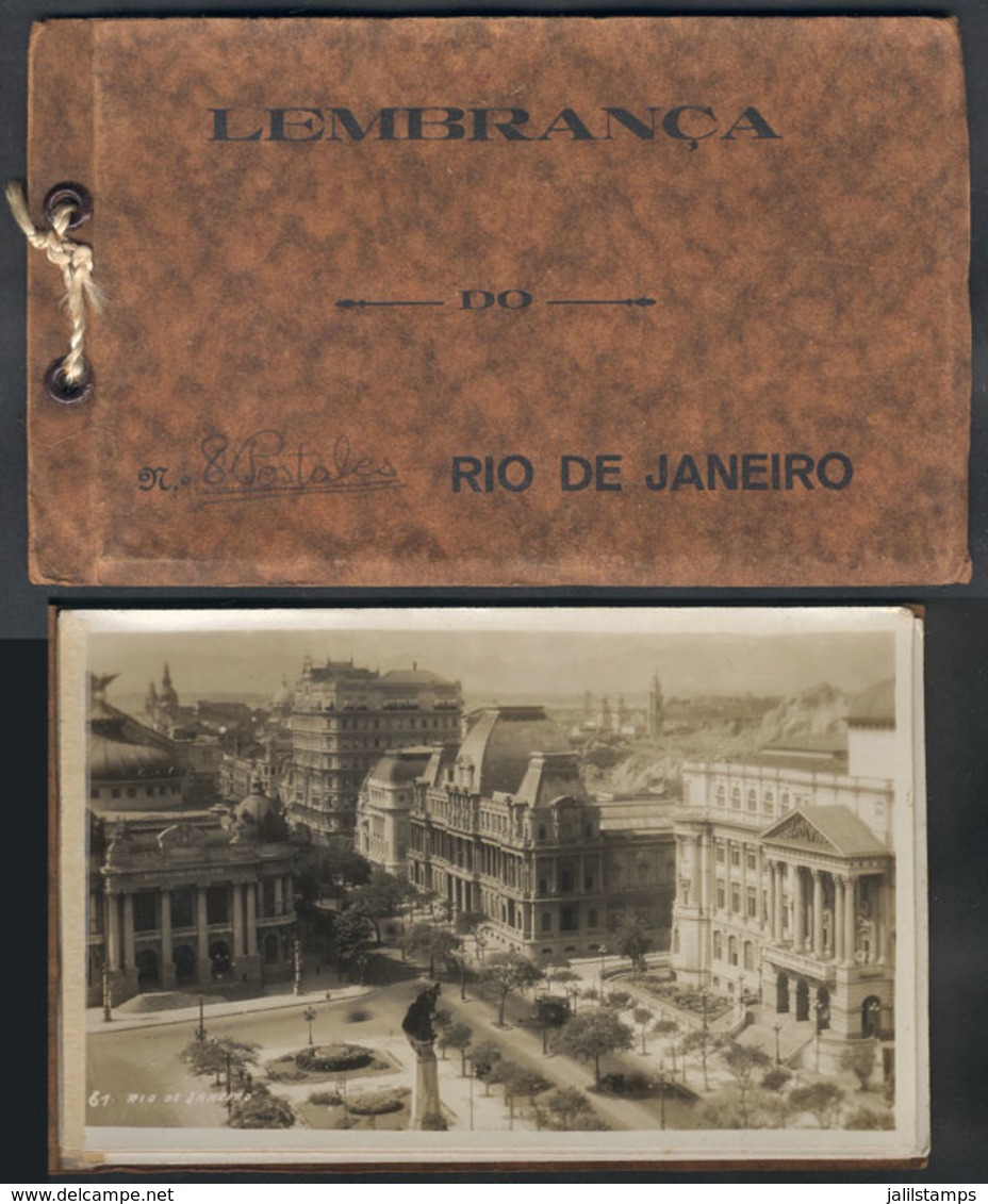 714 BRAZIL: RIO DE JANEIRO: Old Souvenir Folder With 7 PCs, Nice Views - Sonstige & Ohne Zuordnung