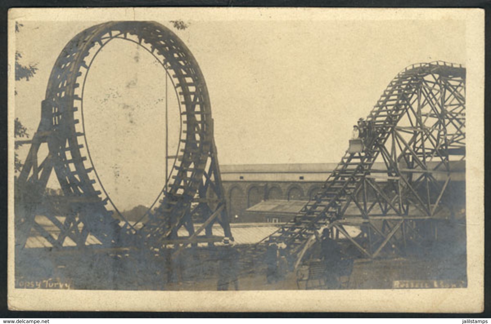 741 CANADA: Topsy Turvy Rollercoaster, Russell & Sons, Unused, VF Quality - Non Classés