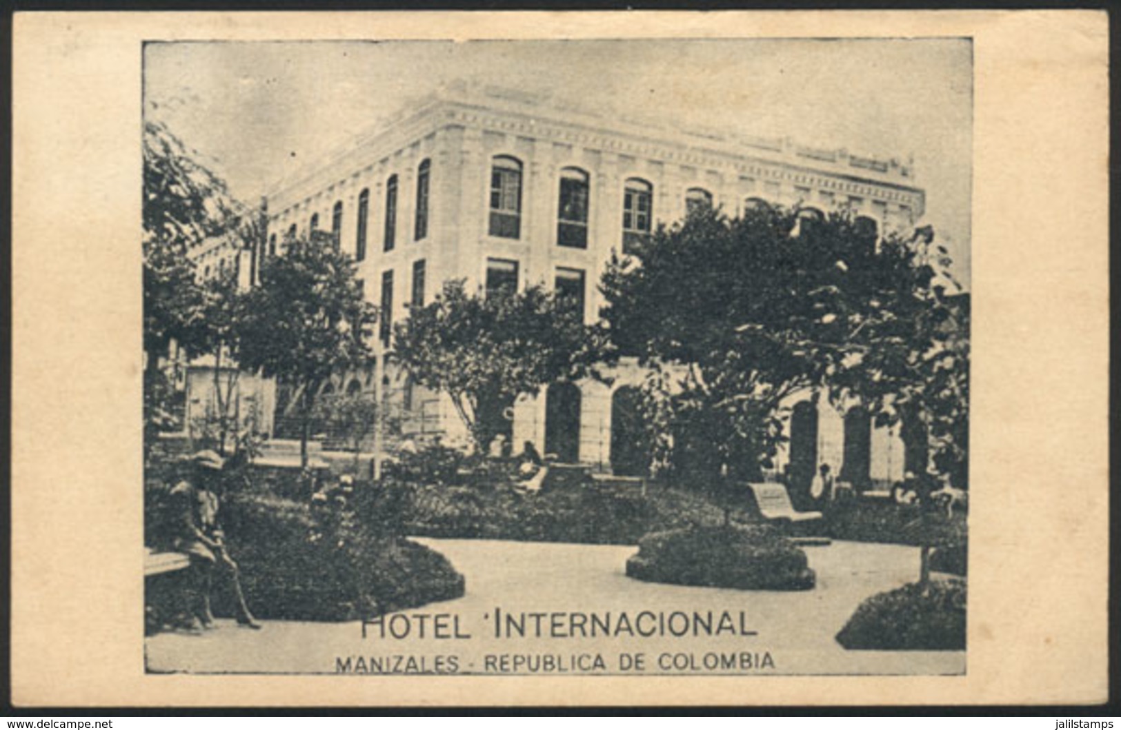 780 COLOMBIA: Hotel Internacional In Manizales, Dated 1923, VF Quality - Colombia