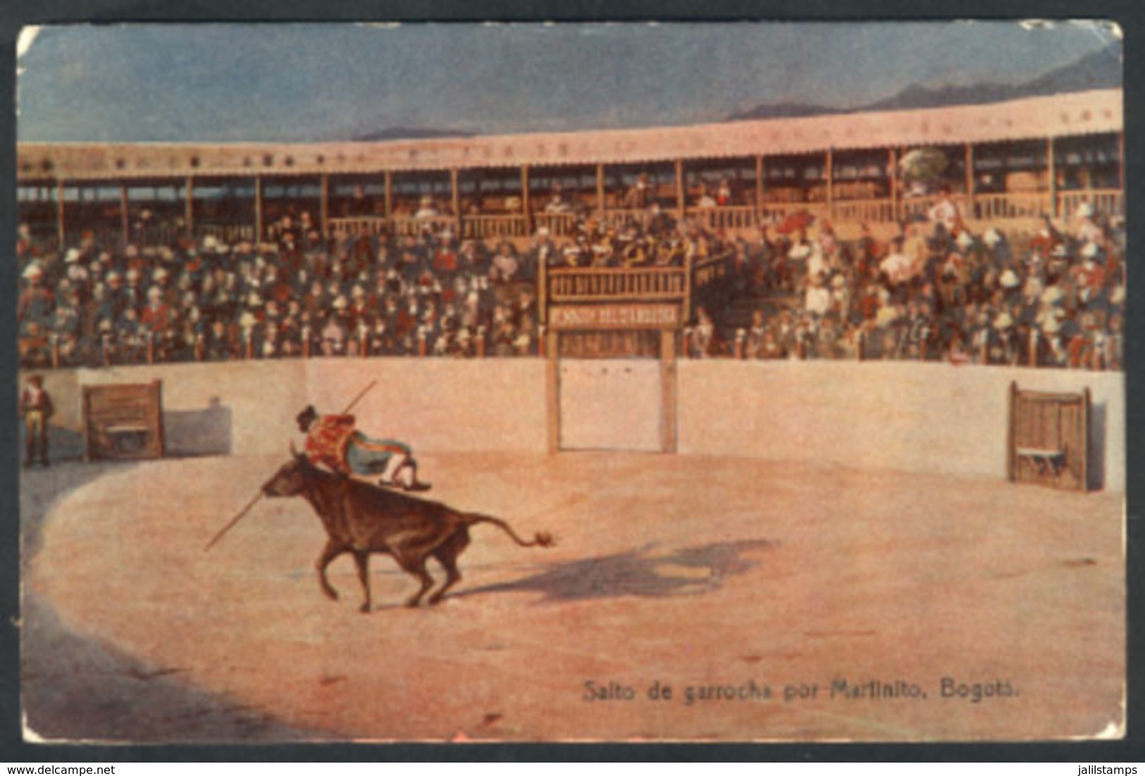 783 COLOMBIA: BOGOTA: Bullfight Arena, Used In 1910, VF Quality - Colombie