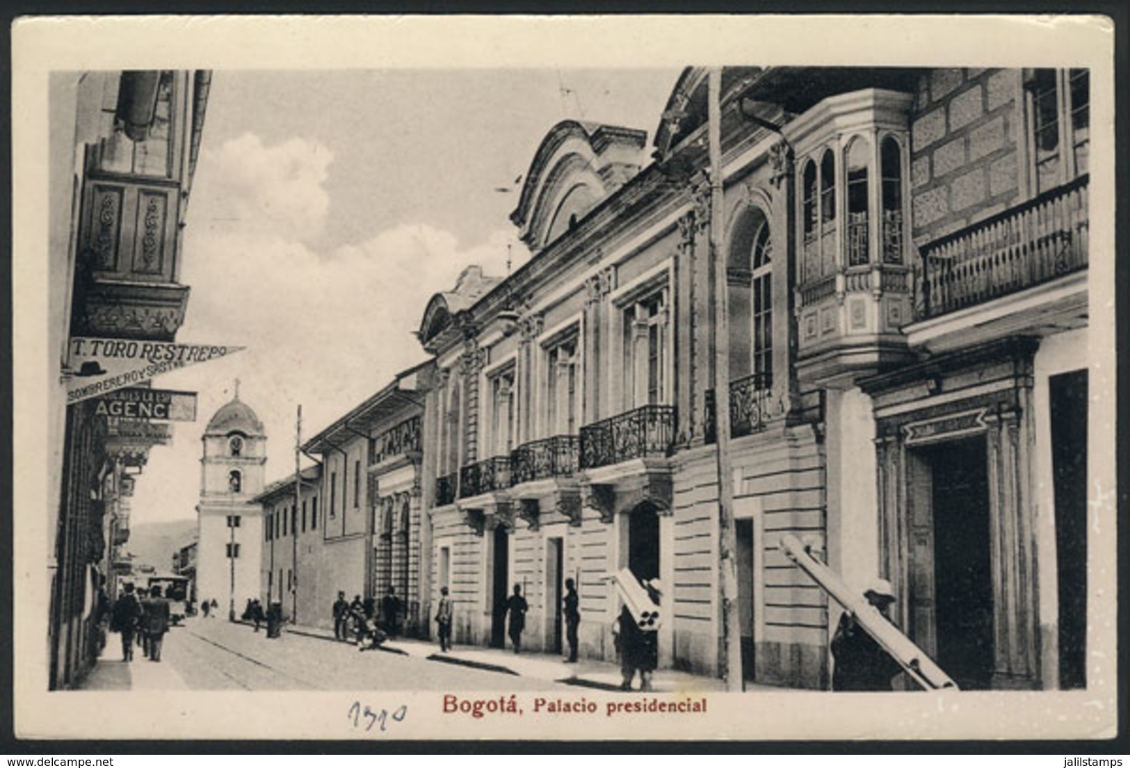 785 COLOMBIA: BOGOTÁ: Presidential Palace, Ed. Librería Minerva, VF Quality - Colombia