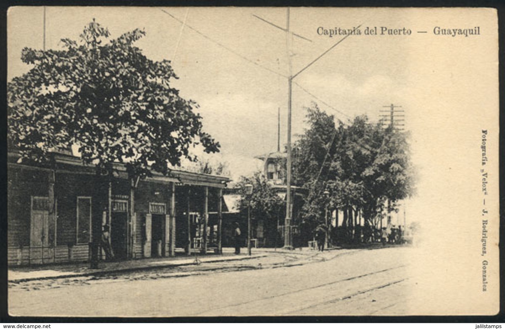 841 ECUADOR: GUAYAQUIL: Capitania Del Puerto, Fot.Velox, Circa 1905, VF! - Equateur