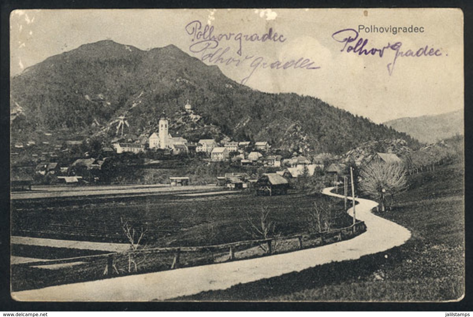 869 SLOVENIA: POLHOV GRADEC, Circa 1911, Very Nice View, Minor Defects - Slovénie