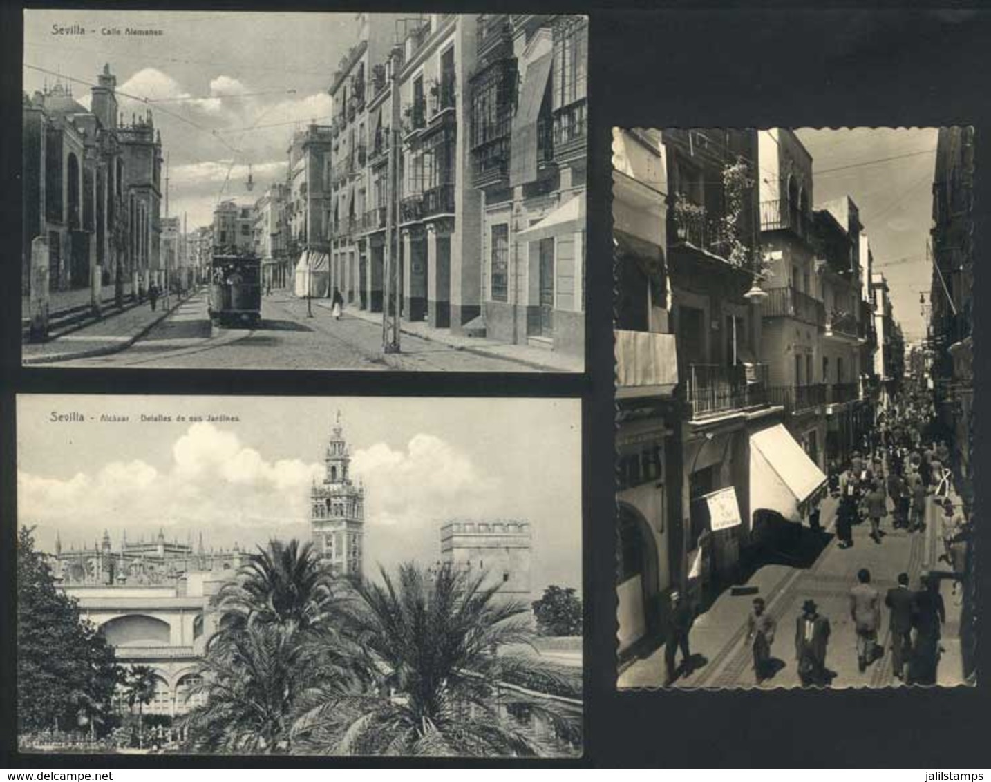 880 SPAIN: SEVILLA: Lot Of 14 Old Postcards With Nice Views, General Quality Is Fine To V - Other & Unclassified