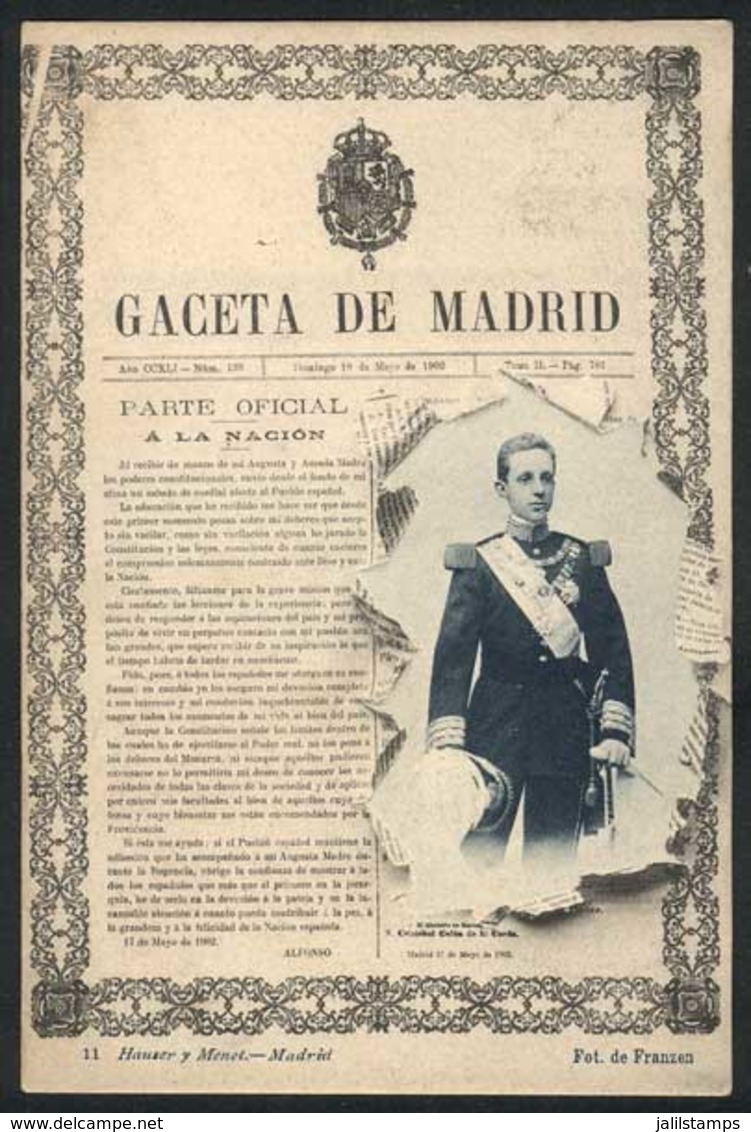 914 SPAIN: MADRID: Newspaper Gaceta De Madrid And Minister Of The Navy Mr. Cristobal Coló - Other & Unclassified