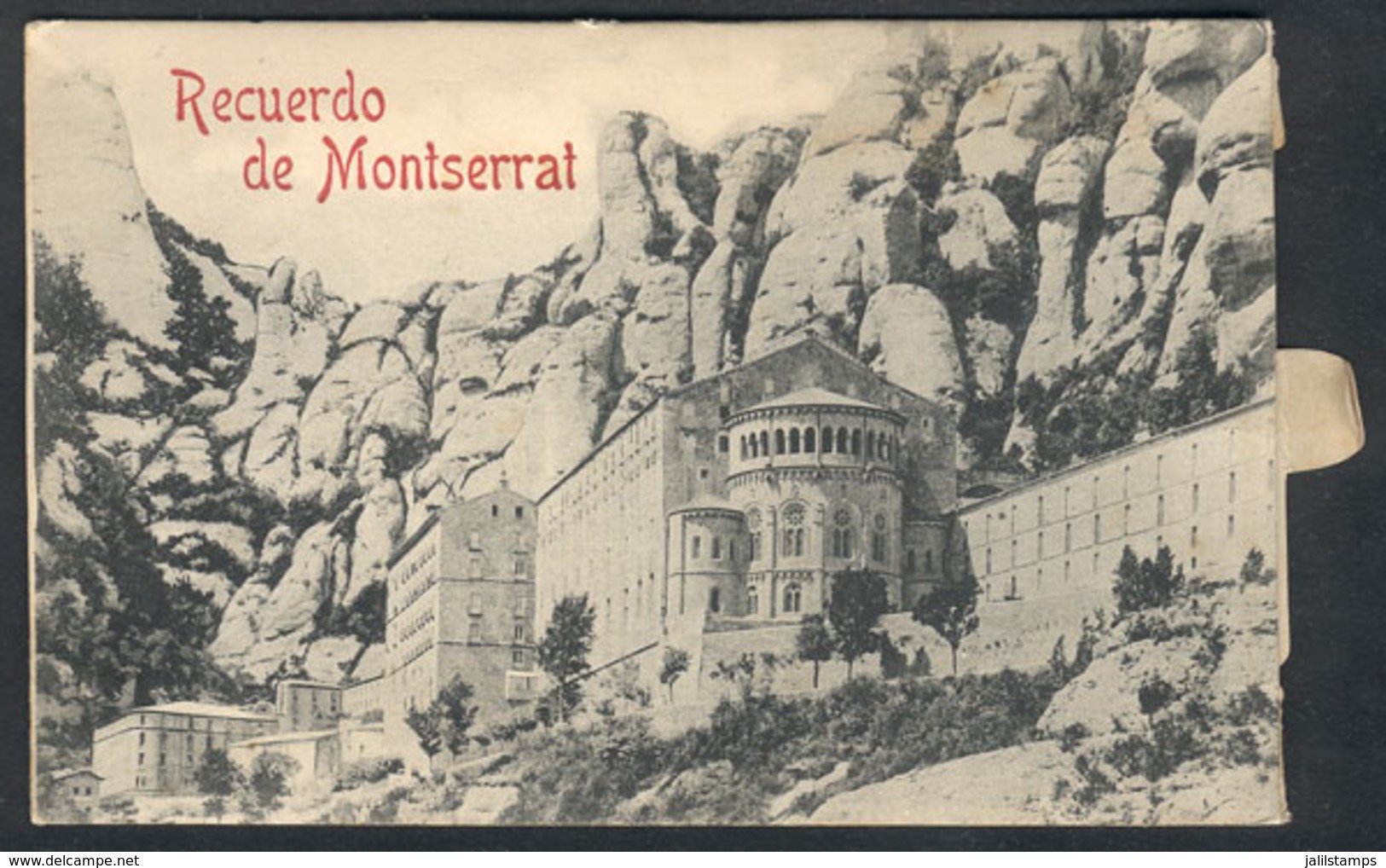 915 SPAIN: MONTSERRAT: Special PC With Several Small Photographs Inside, With System That - Other & Unclassified