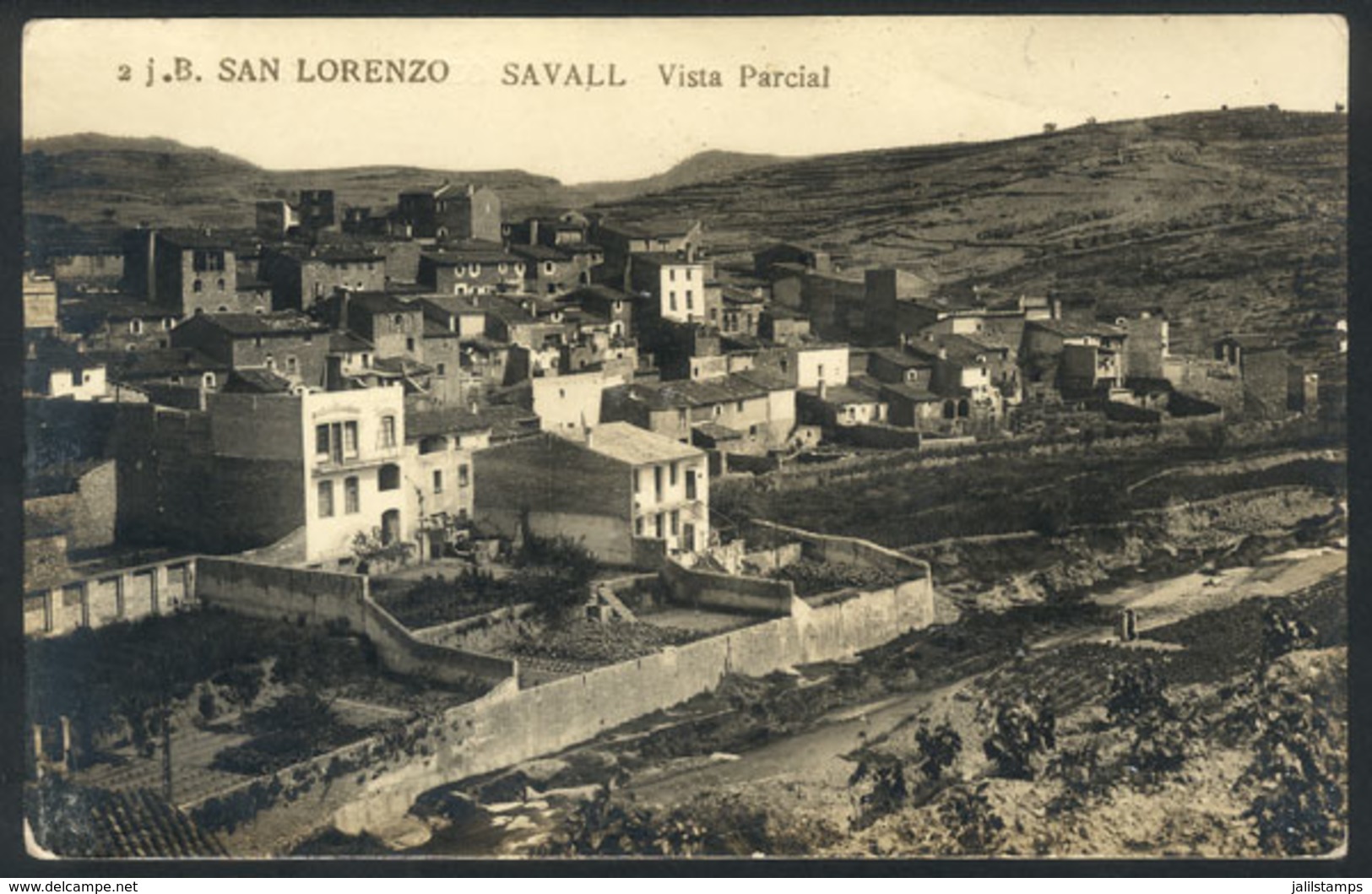 917 SPAIN: SAN LORENZO: Savall, Partial View, Circa 1915, Unused, VF Quality! - Other & Unclassified