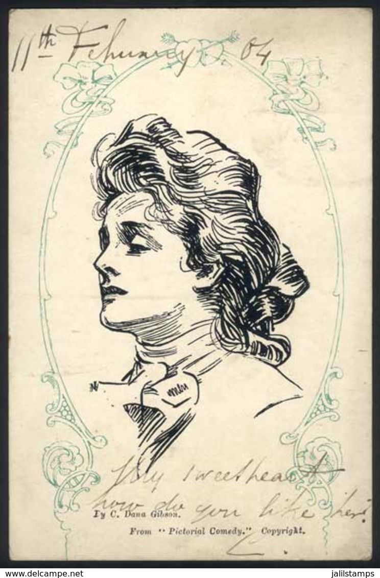 951 UNITED STATES: Charles Dana Gibson: Pictorial Comedy, Used In 1904, VF! - Other & Unclassified