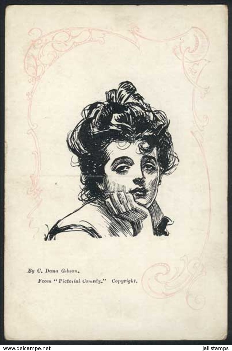 952 UNITED STATES: Charles Dana Gibson: Pictorial Comedy, Used In Argentina In 1904, VF! - Other & Unclassified