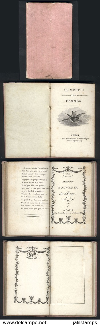 985 FRANCE: Pocket Book/organizer Of The Year 1811, "Le Mérite Des Femmes", Several Pages - Autres & Non Classés