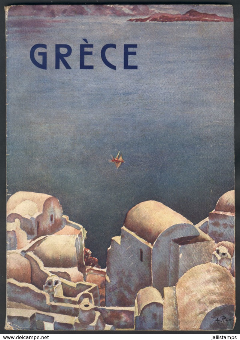 1022 GREECE: Tourist Book In French Language, Edited In 1950 By The Car Club Of Greece, 22 - Dépliants Touristiques