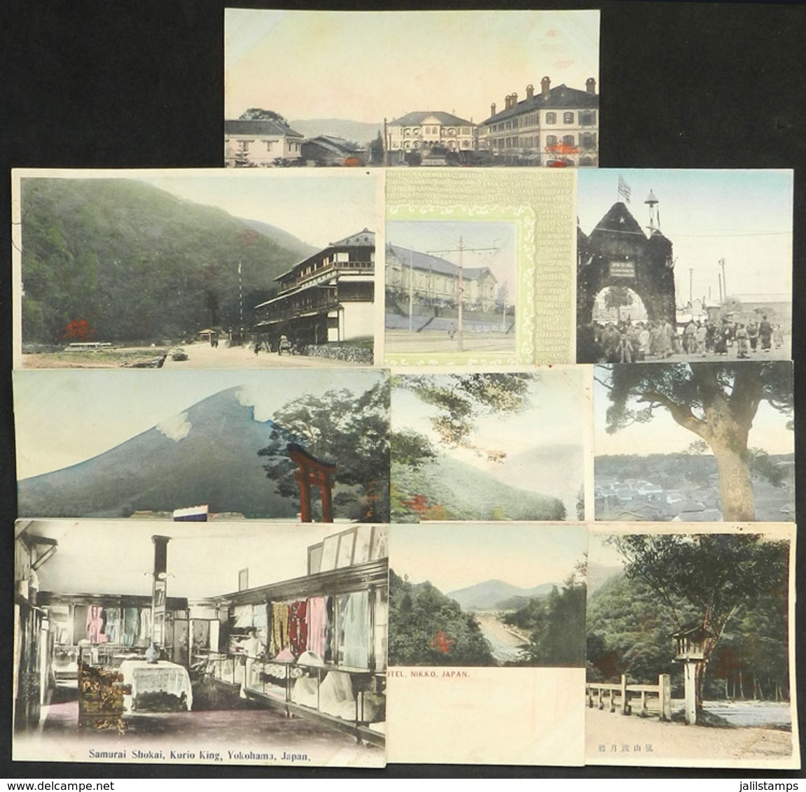 1260 JAPAN: Lot Of 10 Varied PCs, Unused, Nice Views, Mixed Quality - Other & Unclassified