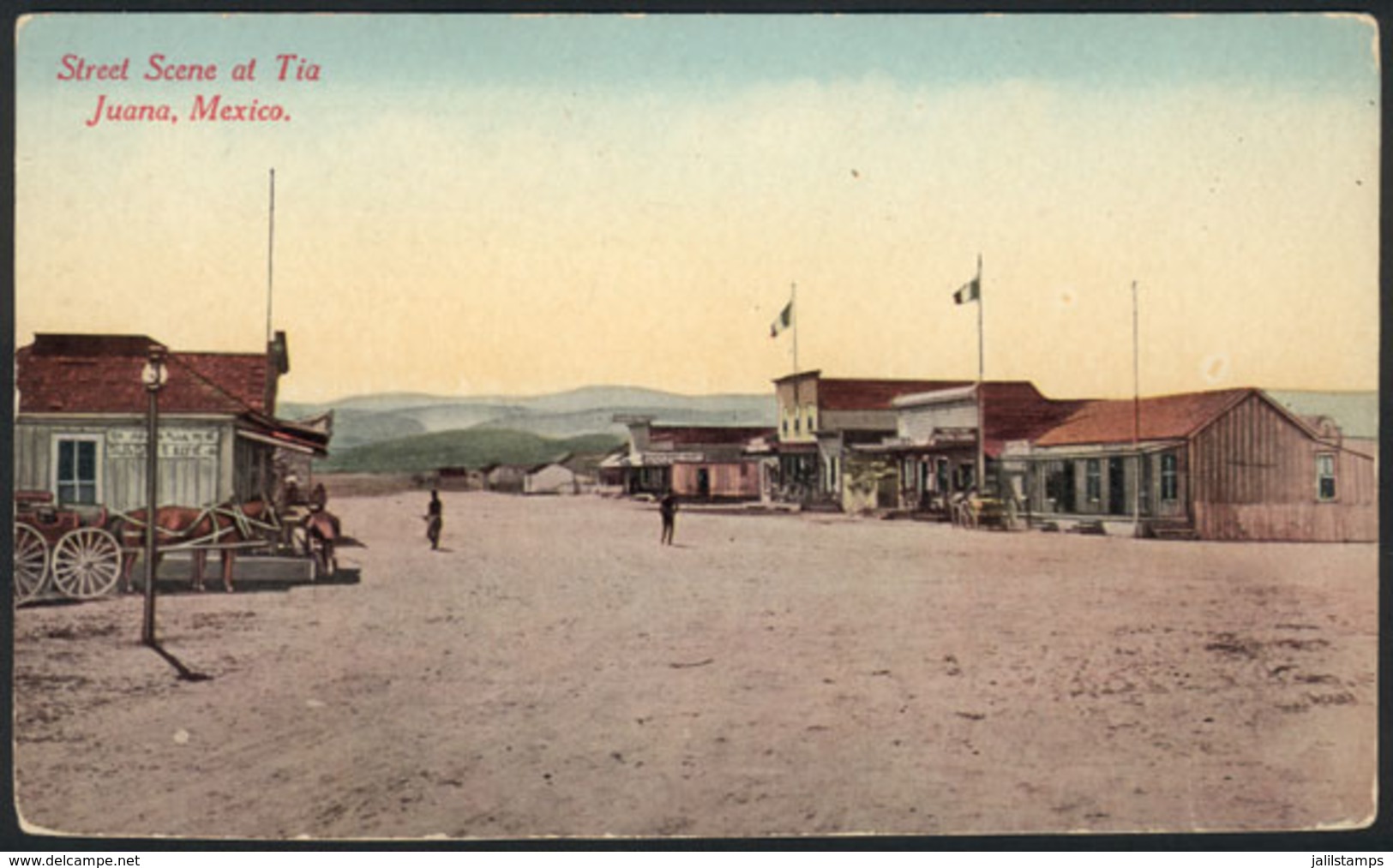 1308 MEXICO: TIJUANA: Street Scene, Old PC Of VF Quality! - Mexiko