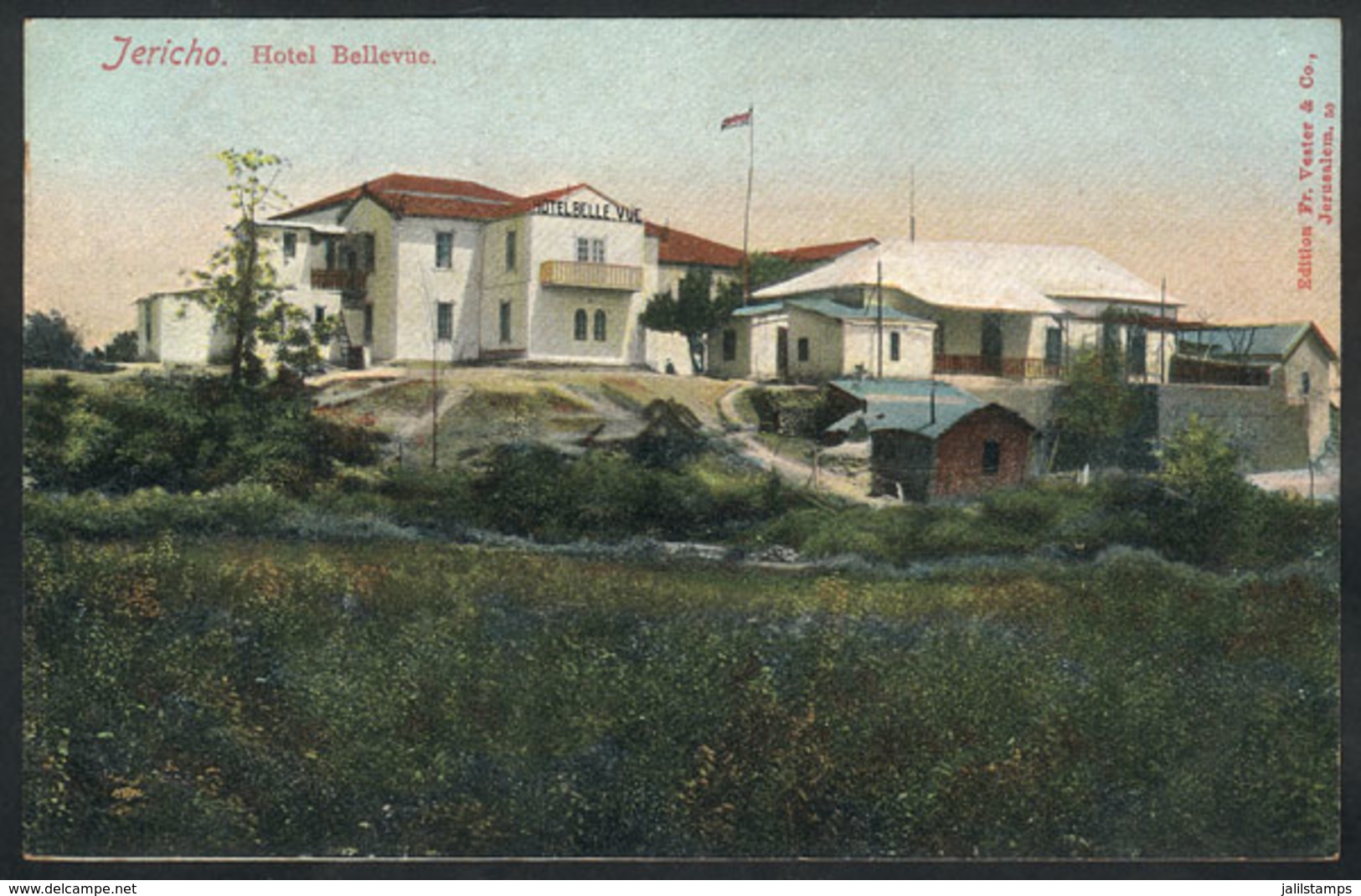 1350 PALESTINE: JERICHO: Hotel Bellevue, Ed. Vester, Unused, VF Quality - Palestine