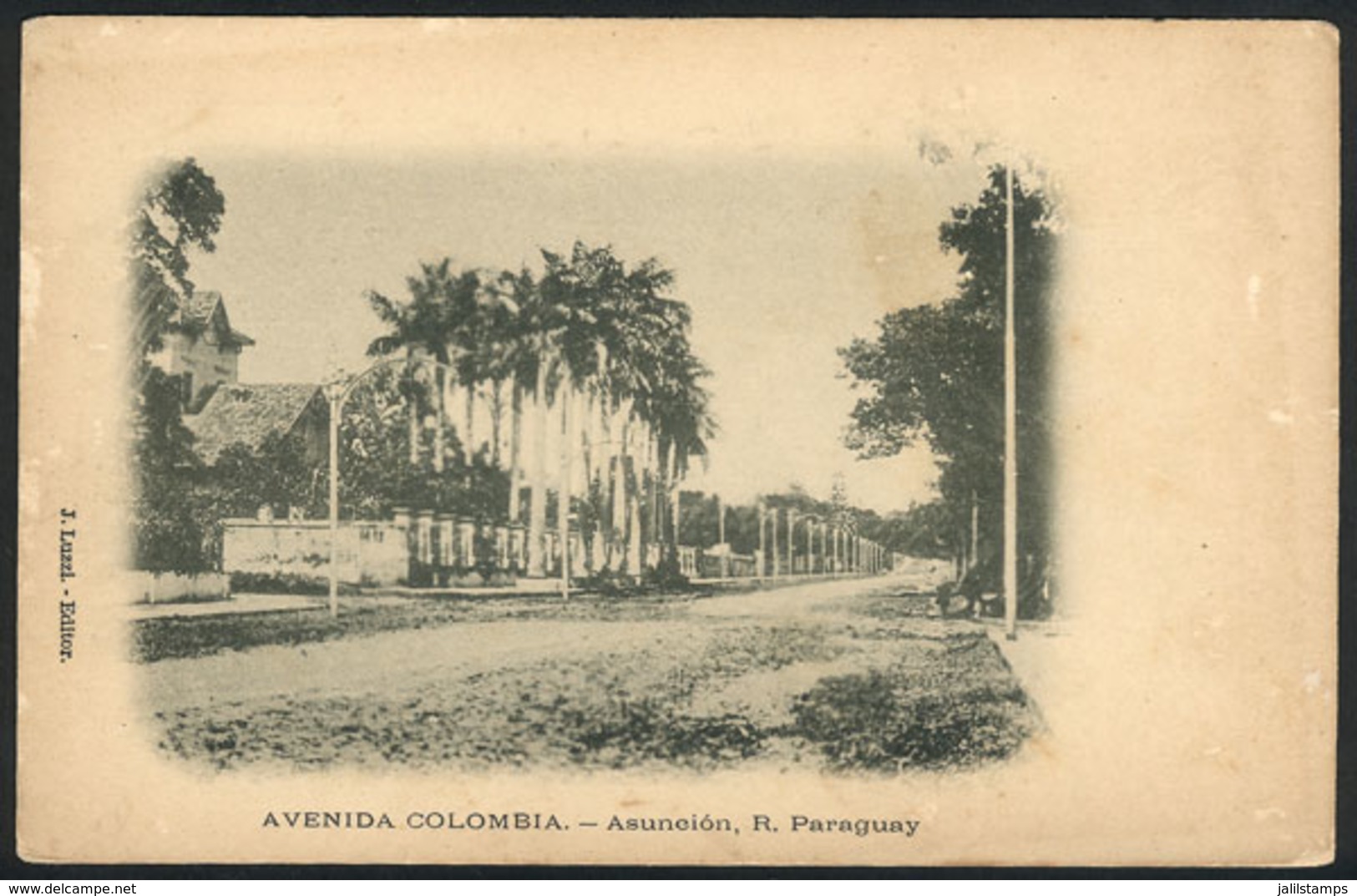 1388 PARAGUAY: ASUNCIÓN: Colombia Avenue, Ed.J.Luzzi, VF - Paraguay
