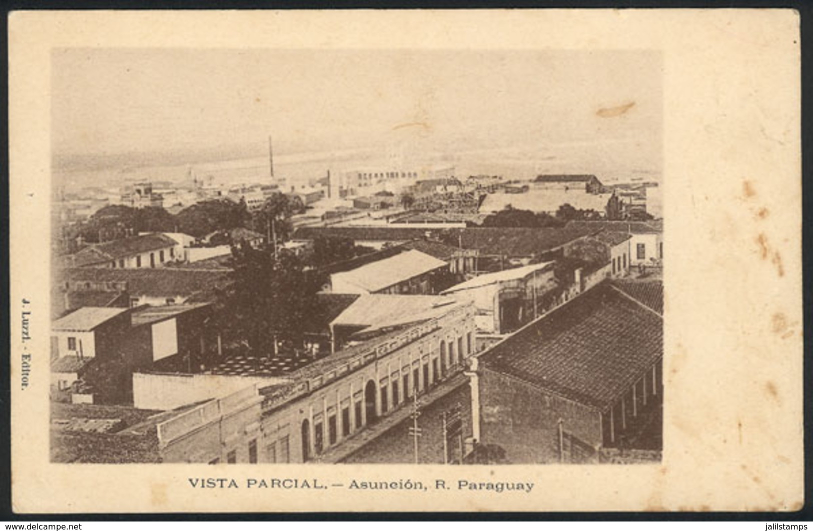 1400 PARAGUAY: ASUNCIÓN: Partial View Of The City, Ed.J.Luzzi, Fine Quality. - Paraguay