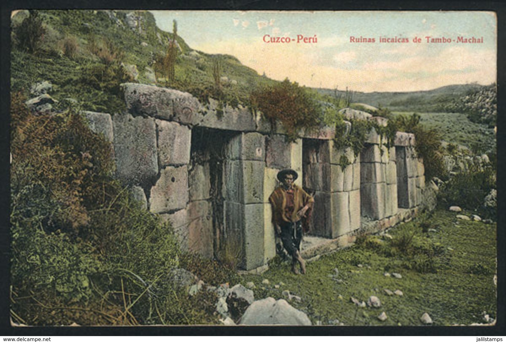 1423 PERU: CUZCO: Incan Ruins Of Tambo-Machai, Ed. Librería H. G. Rozas, VF Quality - Pérou