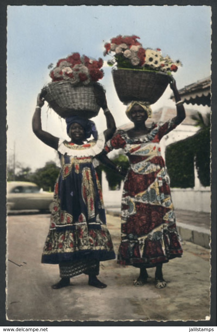 1466 SENAGAL: FLOWERS Street Sellers, Ed. Robel, VF Quality - Sénégal