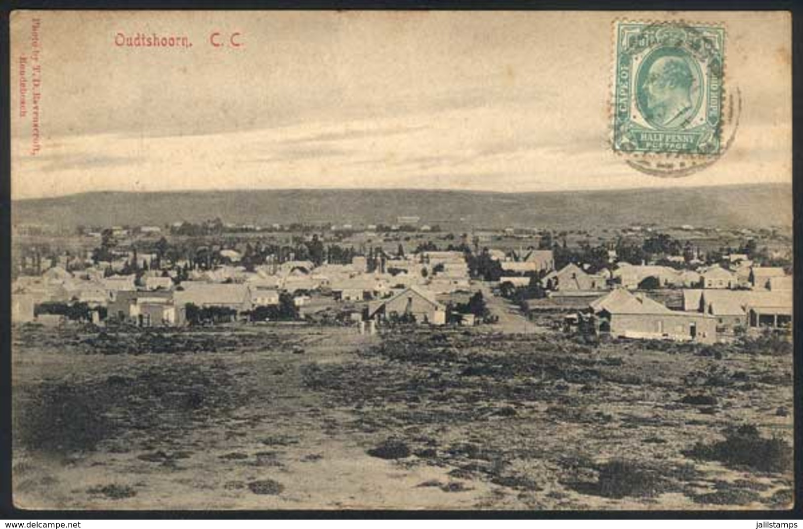 1487 SOUTH AFRICA: OUDTSHOORN: Panorama, Used Circa 1911, VF! - Südafrika