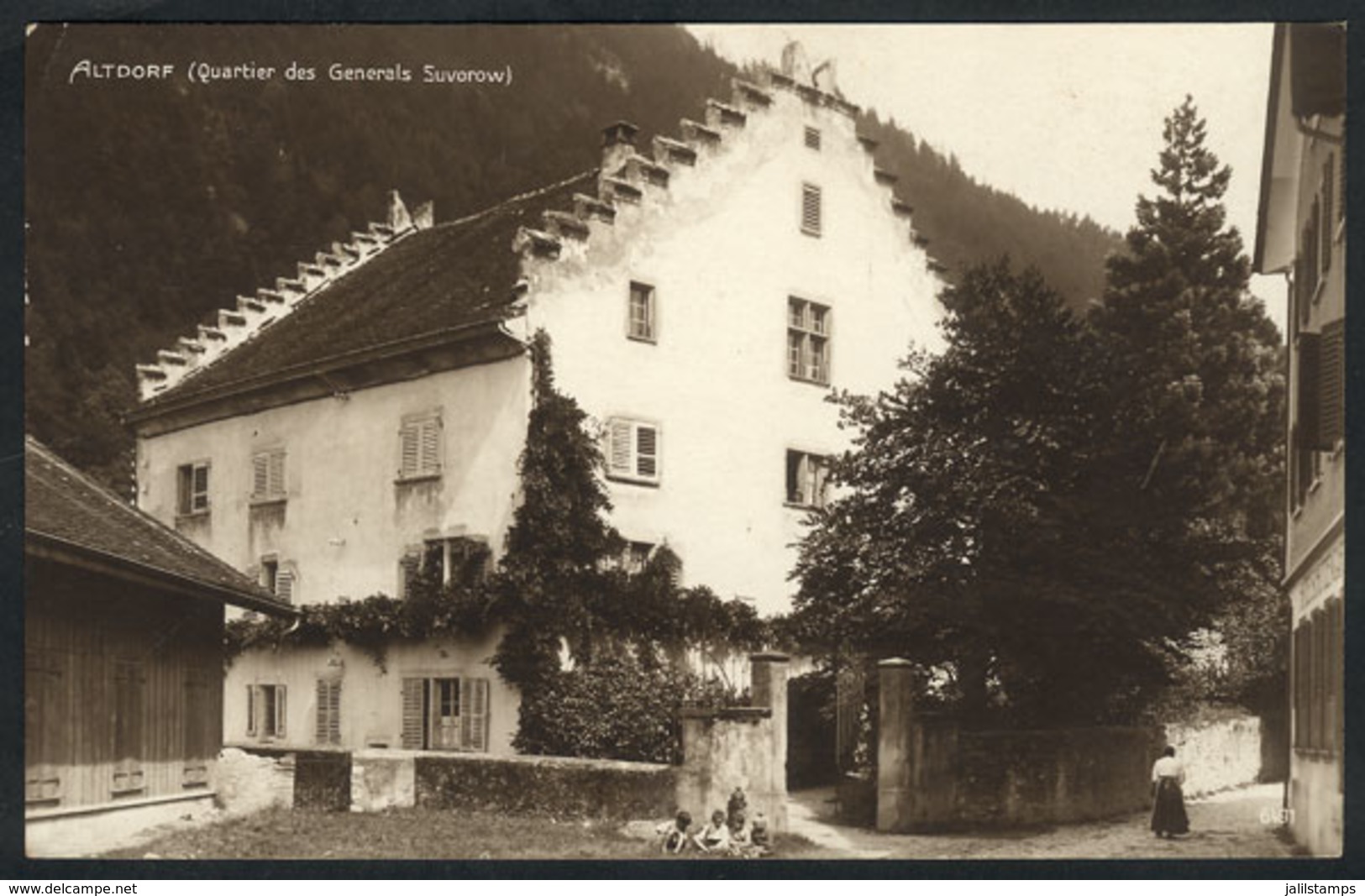 1496 SWITZERLAND: ALTDORF: Quartier Des Generals Suvorow, Ed. Perrochet-Matile, Unused And - Altdorf