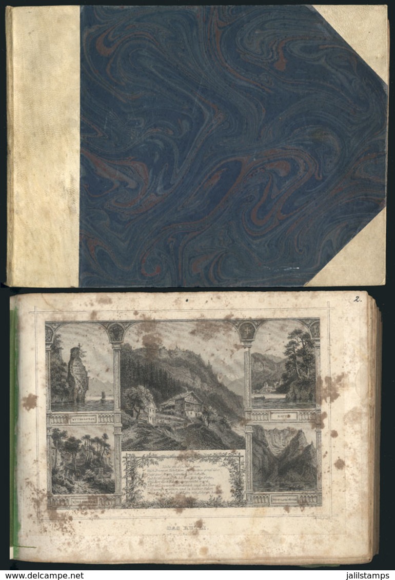 1515 SWITZERLAND: Book: "Collection De Vues Pittoresques De La Suisse", Circa 1868, It Con - Unclassified