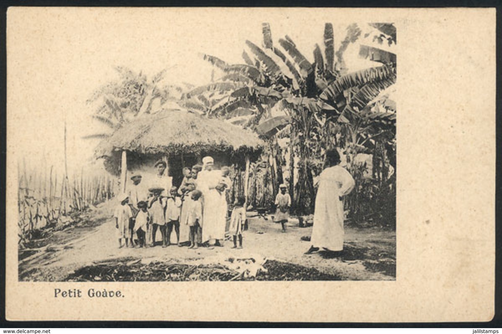 1518 HAITI: PETIT-GOAVE, View Of Native Family, Circa 1905, VF Quality! - Haïti