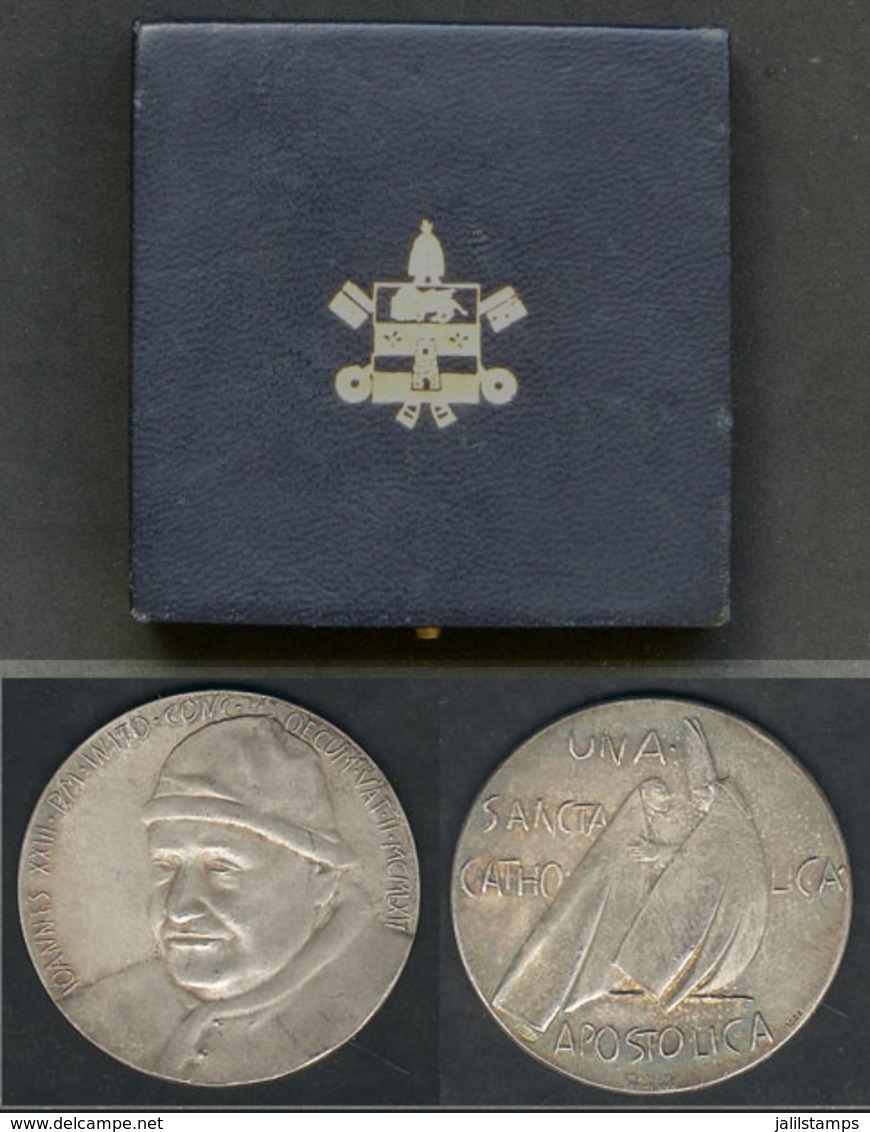 1663 VATICAN: John XXIII, Commemorative Medal Of The Year 1962, "Una Sancta Catholica Apos - Autres & Non Classés