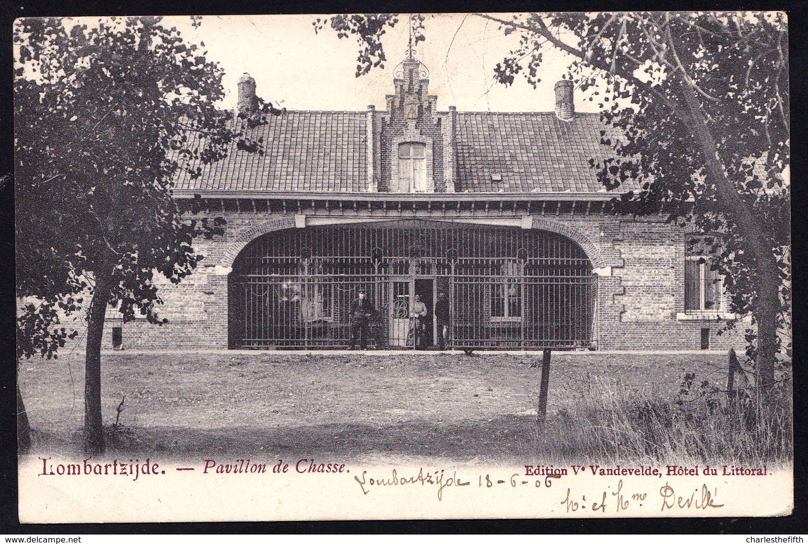 LOMBARTZIJDE - LOMBARTZYDE ( Middelkerke ) - PAVILLON DE CHASSE - SELTEN Noch Für Den Krieg Mit Deutschland 1914 - 1918 - Middelkerke