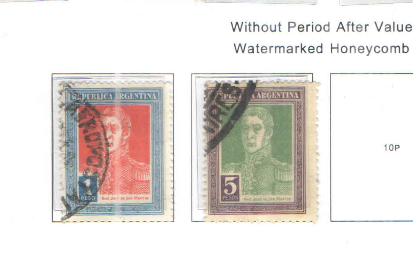 Argentina PO 1923 San Martin And Pan Am.  Scott.335/336+See Scans On Scott.Page - Used Stamps