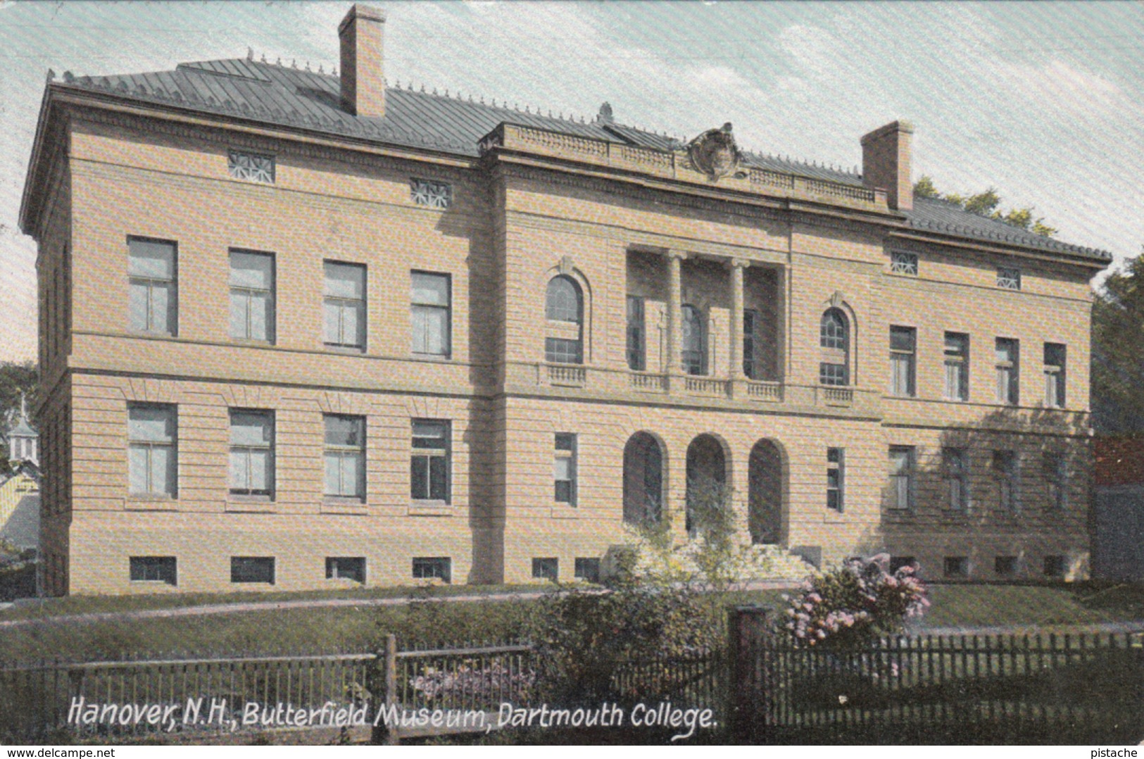 Original 1907 Postcard - Hanover New Hampshire - Butterfield Museum - Dartmouth College - Written And Stamp - 2 Scans - Other & Unclassified