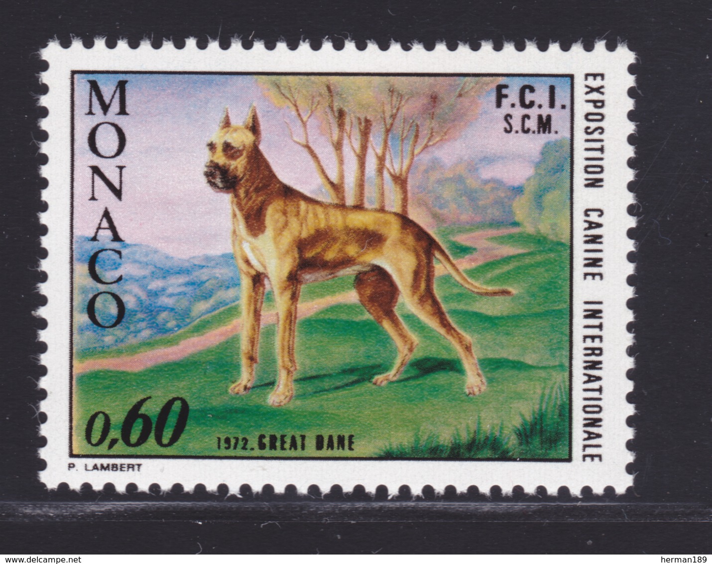 MONACO N°  880 ** MNH Neuf Sans Charnière, TB (D6889) Chien, Dogue Allemand - Neufs