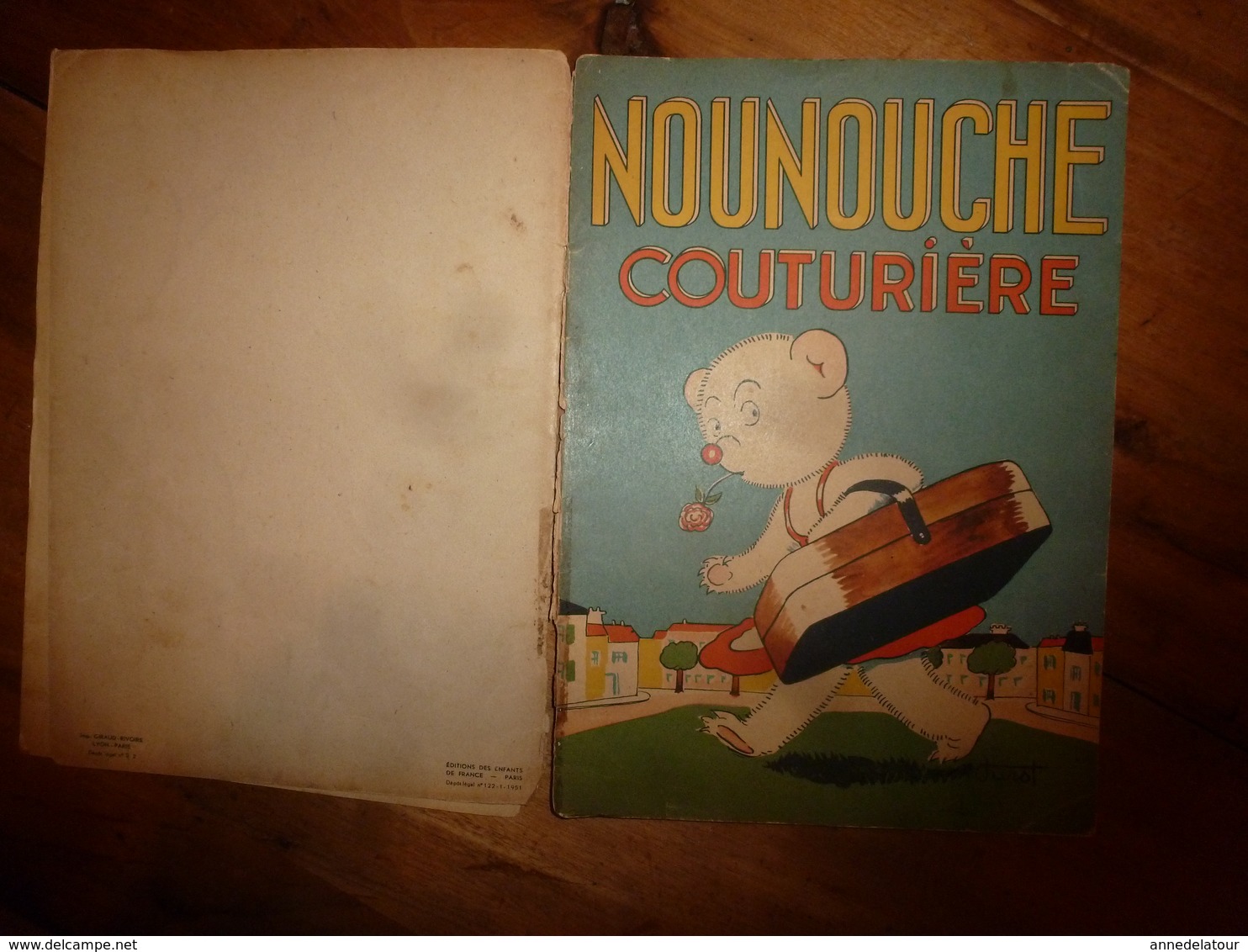 1951 NOUNOUCHE Couturière, Texte Et Dessins De DURST - Autres & Non Classés