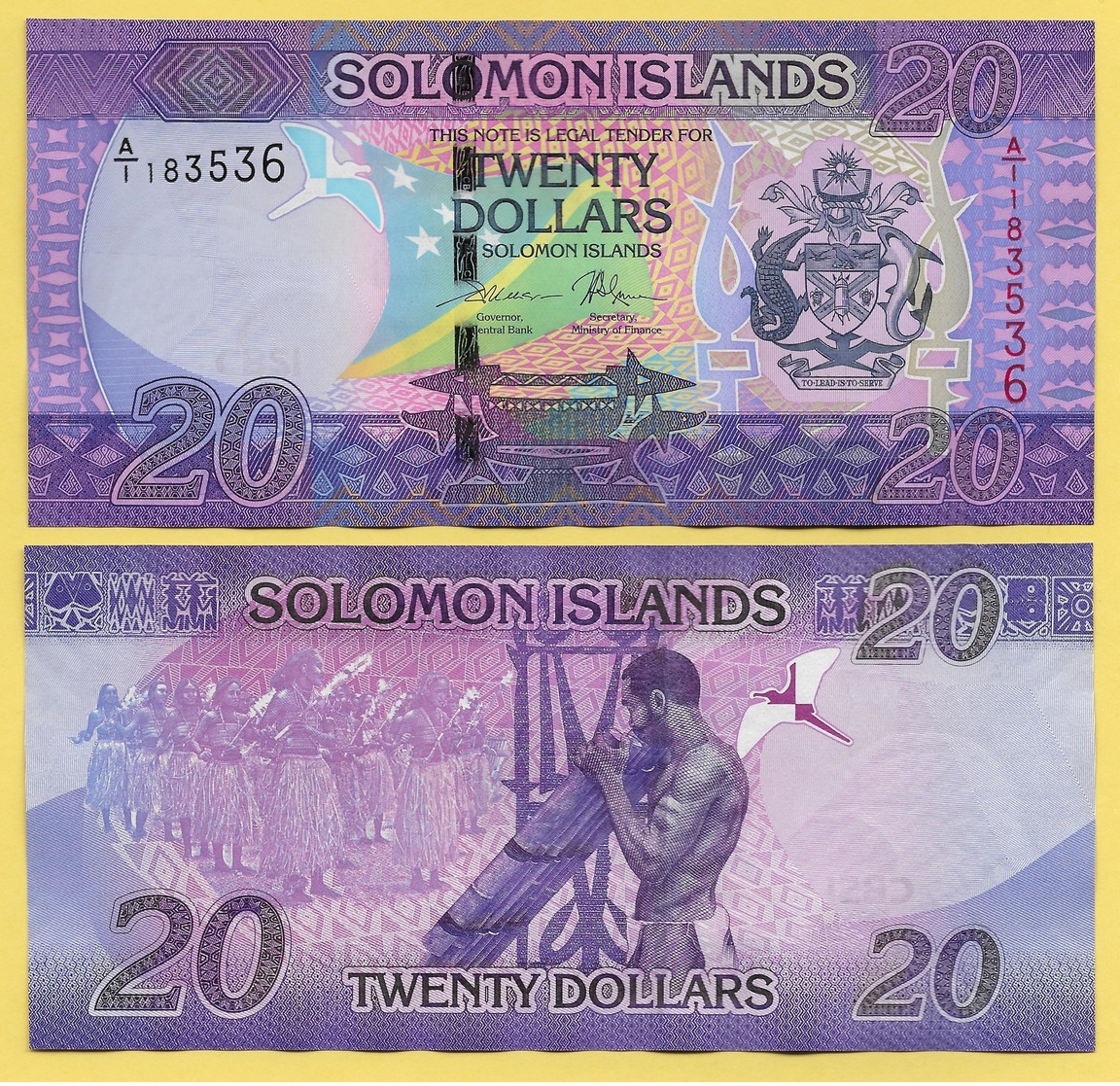 Solomon Islands 20 Dollars P-34 2017 UNC - Isola Salomon