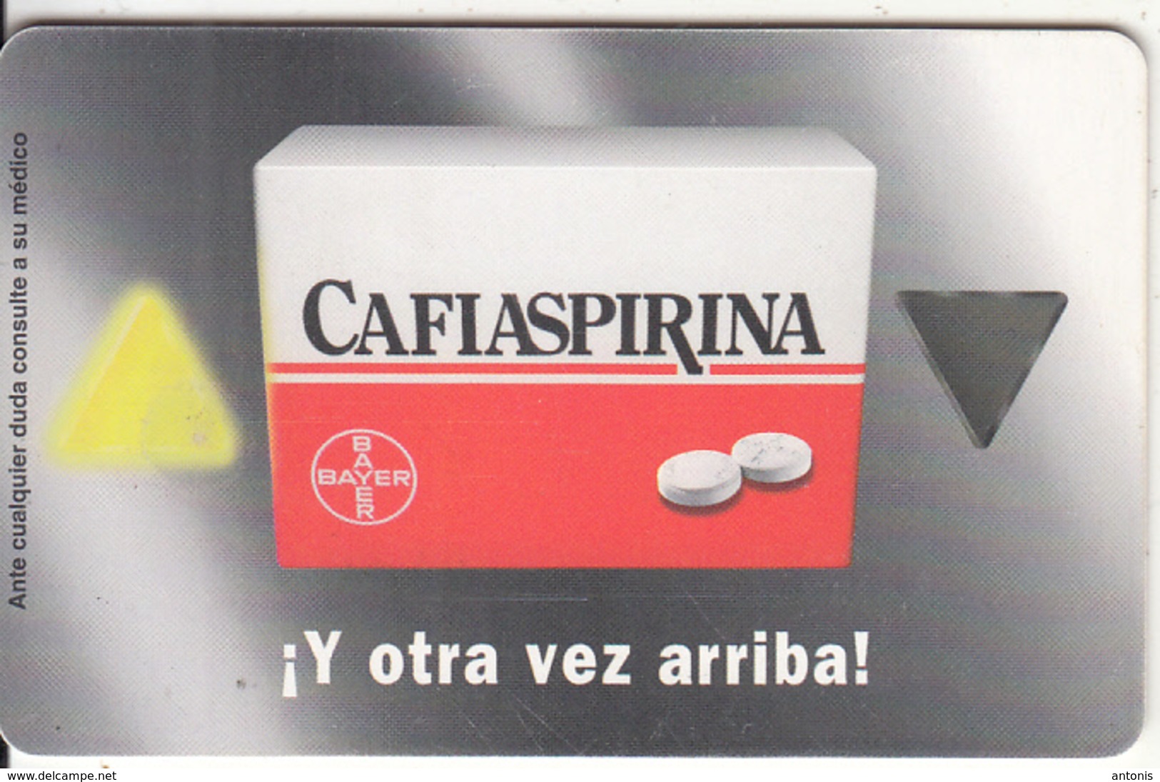 ARGENTINA(chip) - Caflaspirina, Telecom Argentina Telecard, Chip GEM1a, Tirage %31000, 05/98, Used - Argentina